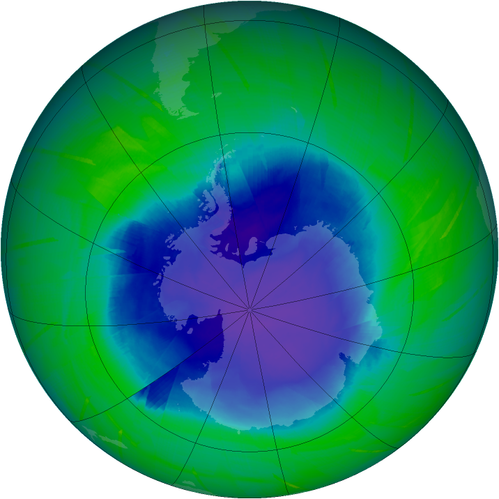 Ozone Map 2010-11-05